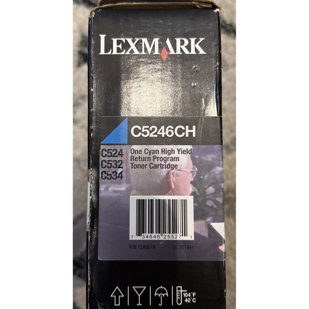 C5246CH OEM Lexmark Cyan High Yield Return Program Toner
